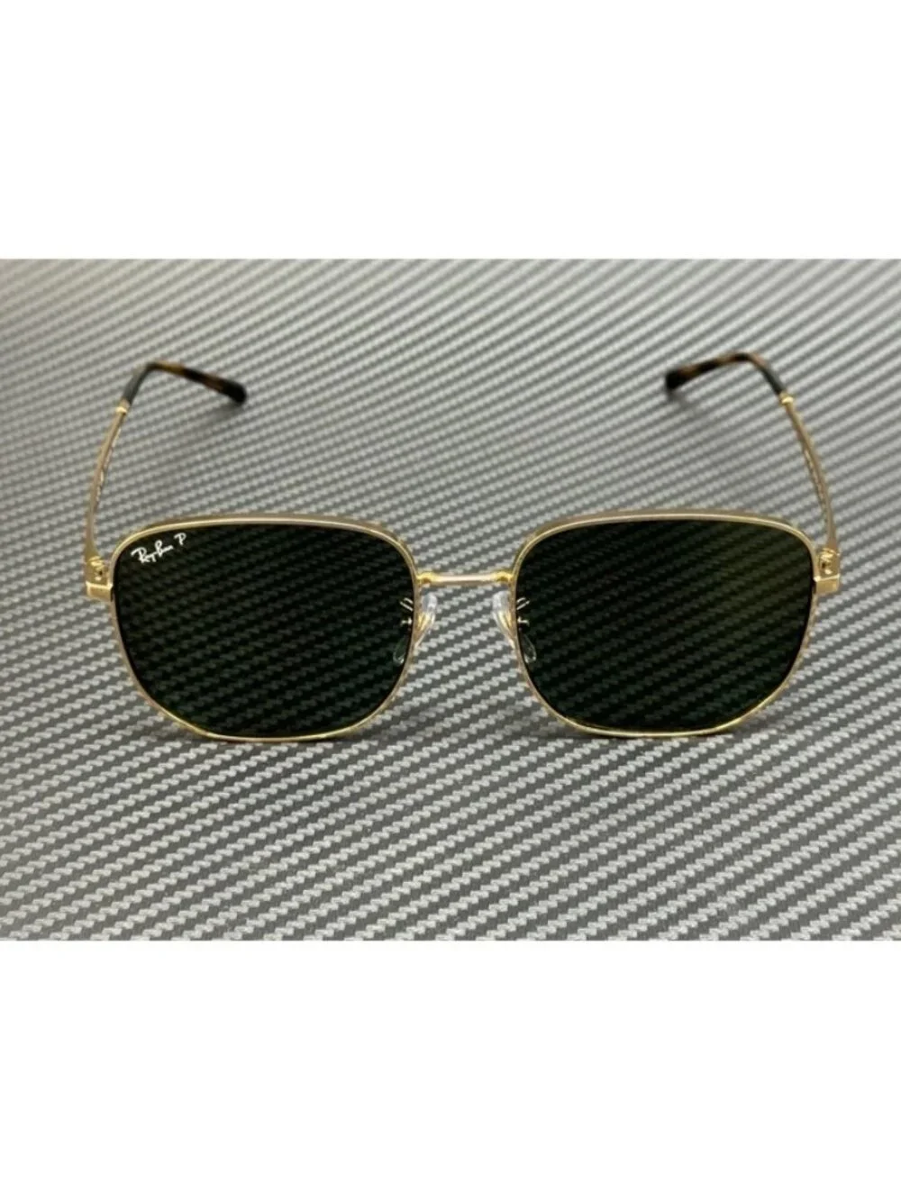 New Undisclosed Men Gold Sunglasses 57-18-145
